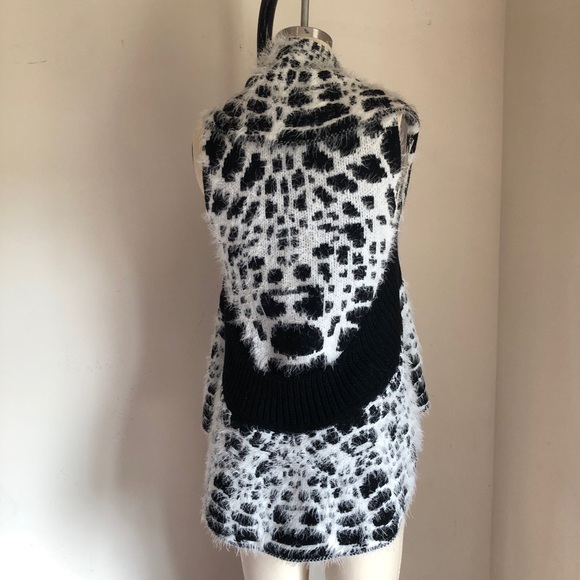 NWT Liquid Sweater Vest Cardigan Sioni - Picture 3 of 4